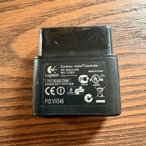 Logitech Cordless Action‎ Controller Receiver PS2 C-X2B31 Black Wireless Dongle